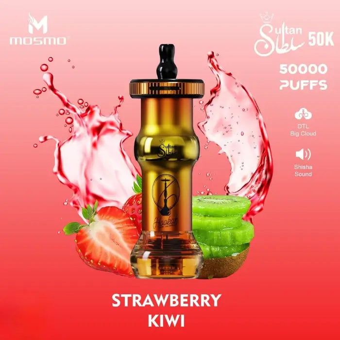 Mosmo Sultan 50000 Puffs Disposable Vape - Strawberry Kiwi - Disposable Vape - Vapes Uae