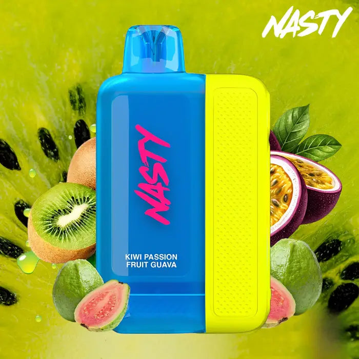 Nasty Bolt 50000 Puffs Disposable Vape - Kiwi Passion Fruit Guava - Disposable Vape - Vapes Uae