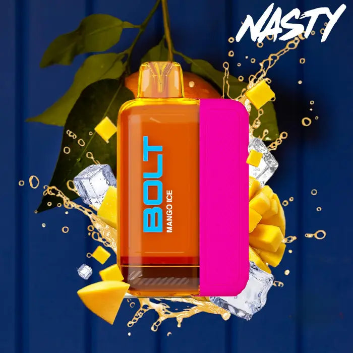 Nasty Bolt 50000 Puffs Disposable Vape - Mango Ice - Disposable Vape - Vapes Uae