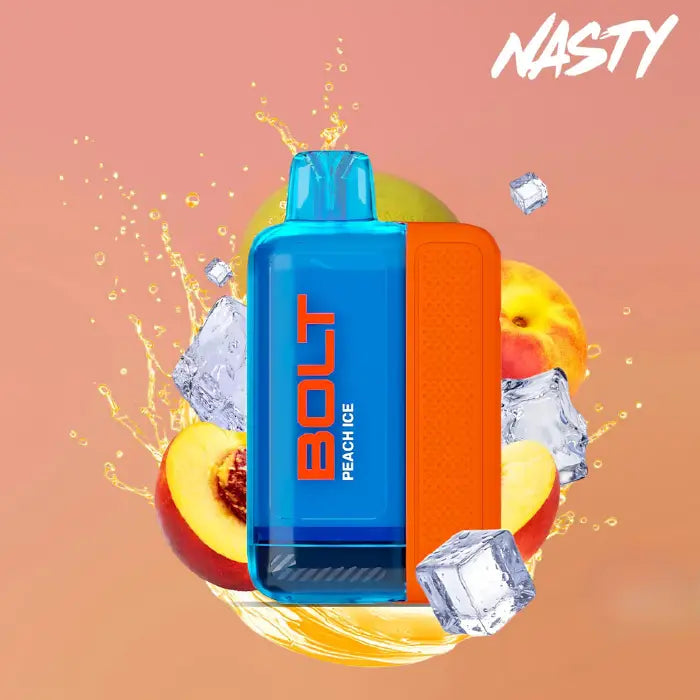Nasty Bolt 50000 Puffs Disposable Vape - Peach Ice - Disposable Vape - Vapes Uae
