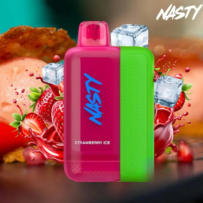 Nasty Bolt 50000 Puffs Disposable Vape - Strawberry Ice - Disposable Vape - Vapes Uae