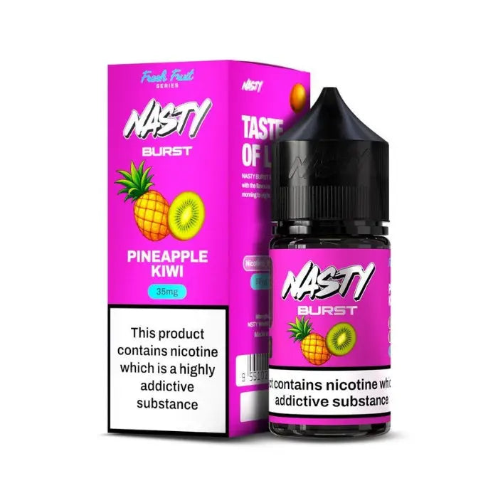 Nasty Burst Salt Nicotine E-liquid - Pineapple Kiwi / 20mg - E-liquid - Vapes Uae