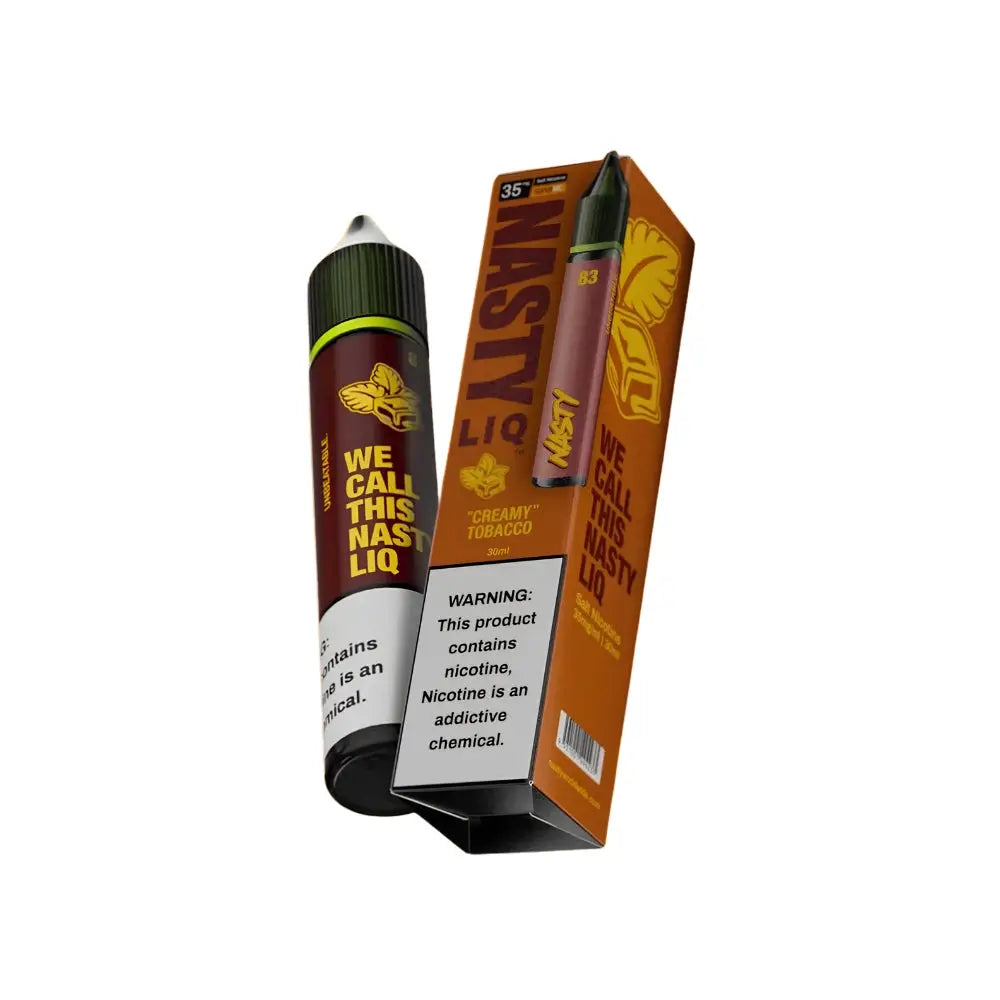 Nasty Liq Nicotine Salt E-liquid - Cream Tobacco / 3mg + 60ml - E-liquid - Vapes Uae