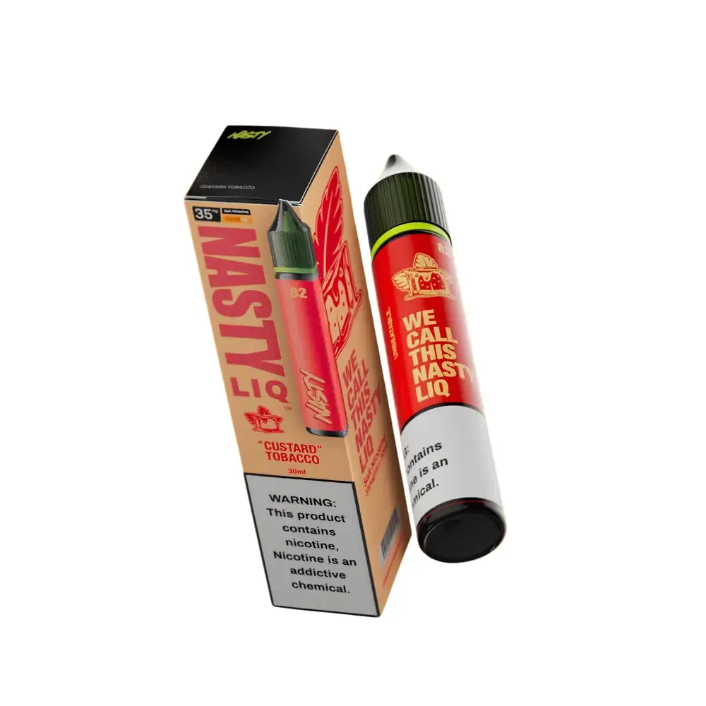Nasty Liq Nicotine Salt E-liquid - Custard Tobacco / 3mg + 60ml - E-liquid - Vapes Uae
