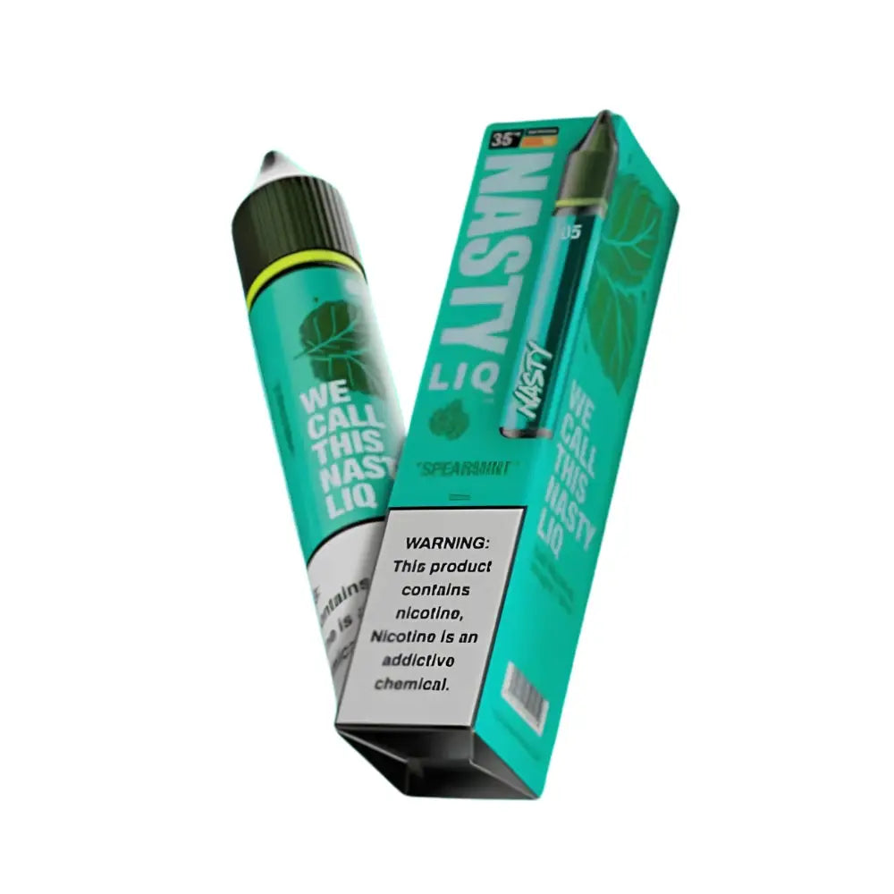 Nasty Liq Nicotine Salt E-liquid - Spearmint / 3mg + 60ml - E-liquid - Vapes Uae