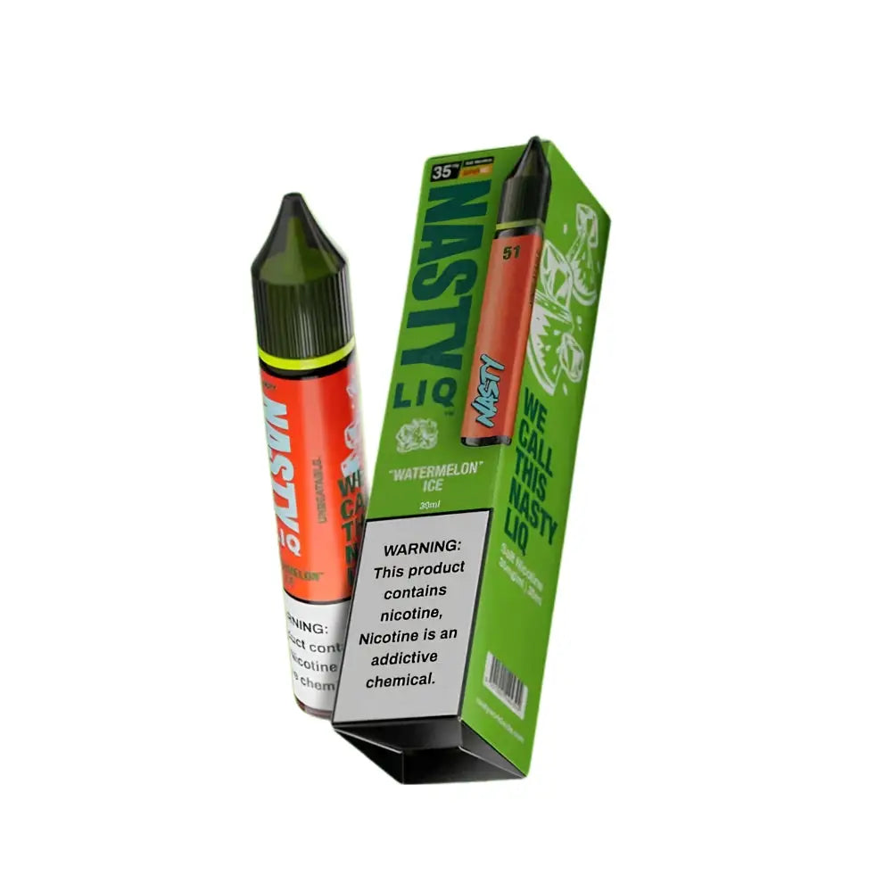 Nasty Liq Nicotine Salt E-liquid - Watermelon Ice / 3mg + 60ml - E-liquid - Vapes Uae