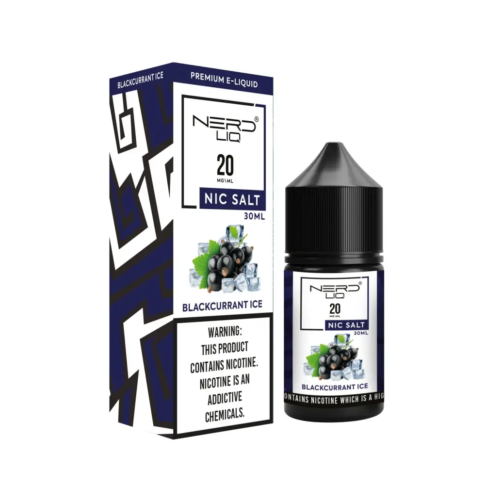 Nerd Liq E-juice 30ml - Black Currant Ice - E-liquid - Vapes Uae