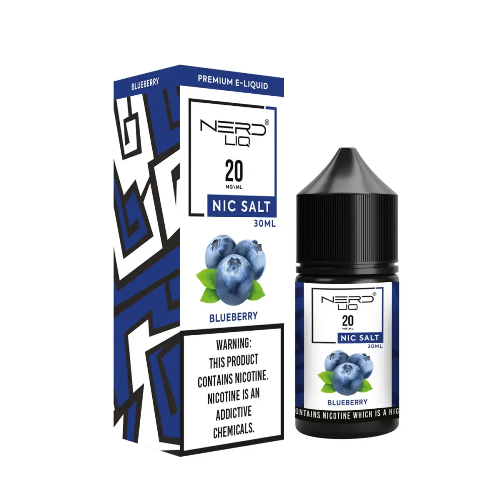 Nerd Liq E-juice 30ml - Blueberry - E-liquid - Vapes Uae