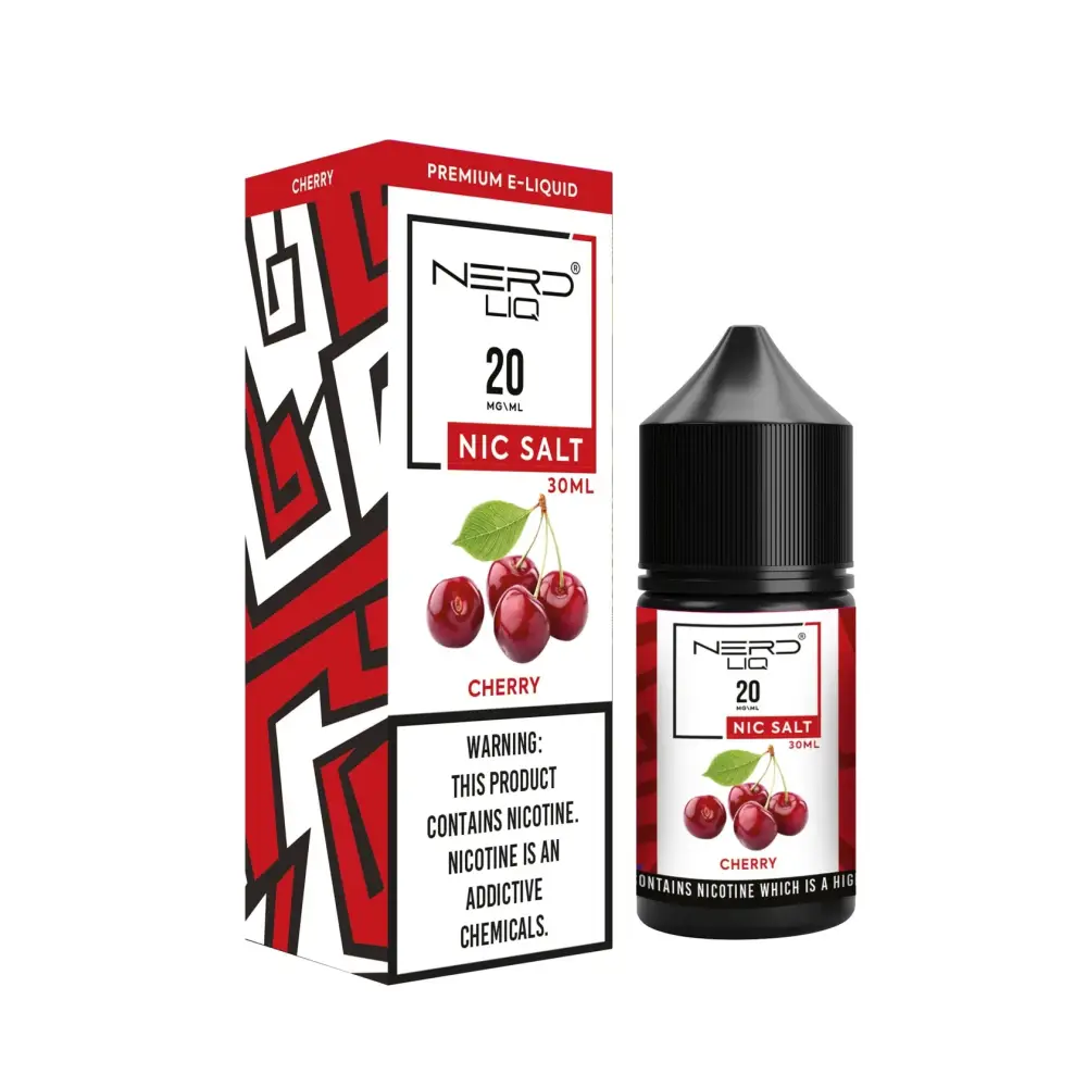 Nerd Liq E-juice 30ml - Cherry - E-liquid - Vapes Uae