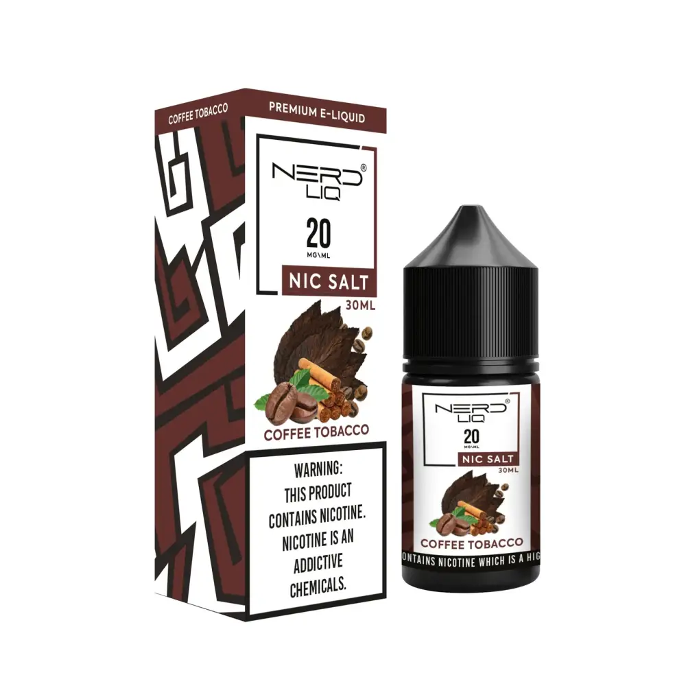 Nerd Liq E-juice 30ml - Coffee Tabacco - E-liquid - Vapes Uae