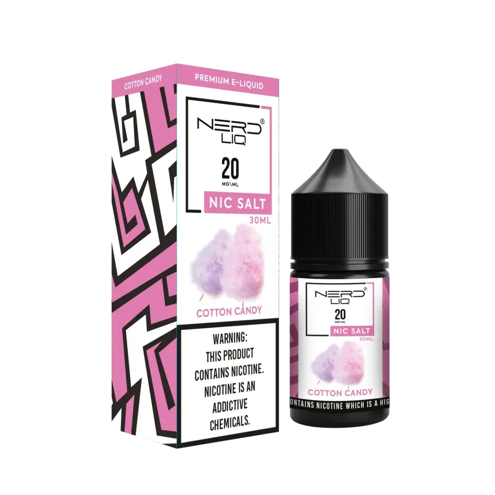 Nerd Liq E-juice 30ml - Cotton Candy - E-liquid - Vapes Uae