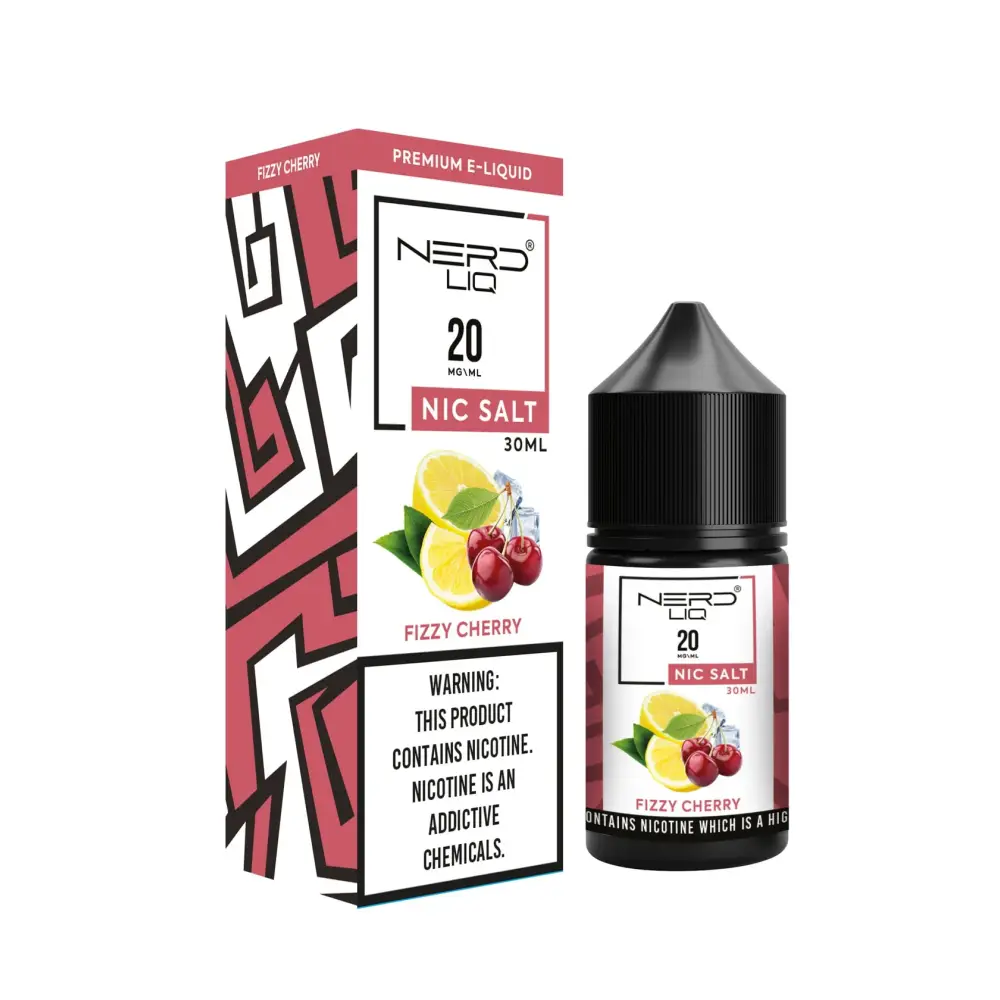 Nerd Liq E-juice 30ml - Fizzy Cherry - E-liquid - Vapes Uae