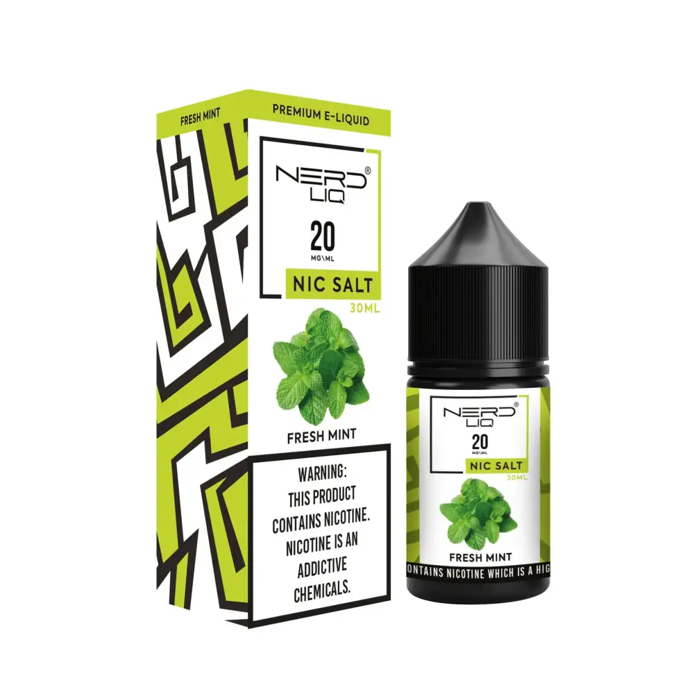 Nerd Liq E-juice 30ml - Fresh Mint - E-liquid - Vapes Uae