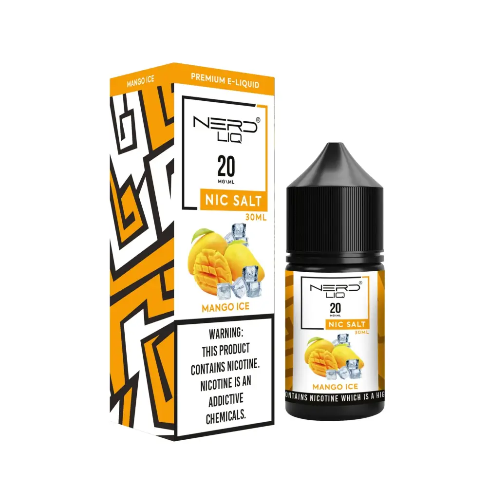 Nerd Liq E-juice 30ml - Mango Ice - E-liquid - Vapes Uae