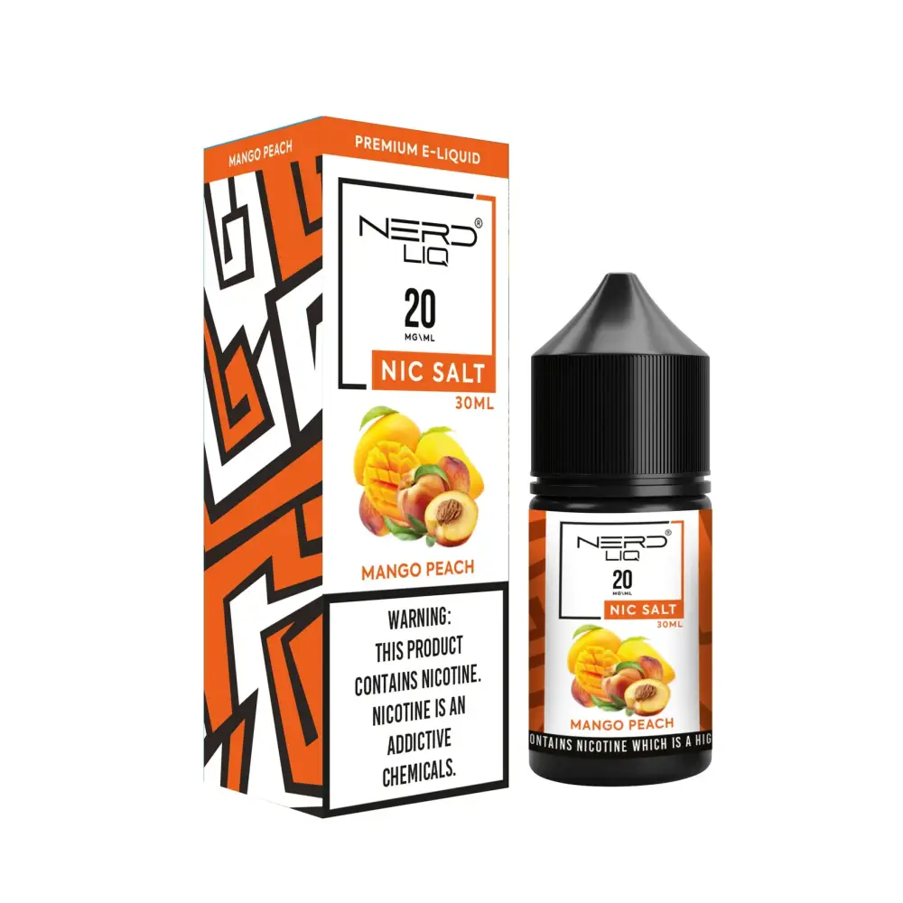 Nerd Liq E-juice 30ml - Mango Peach - E-liquid - Vapes Uae