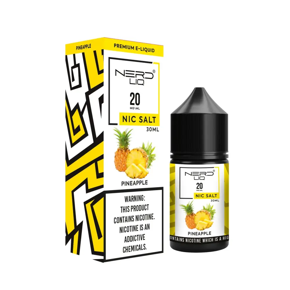 Nerd Liq E-juice 30ml - Pineapple - E-liquid - Vapes Uae