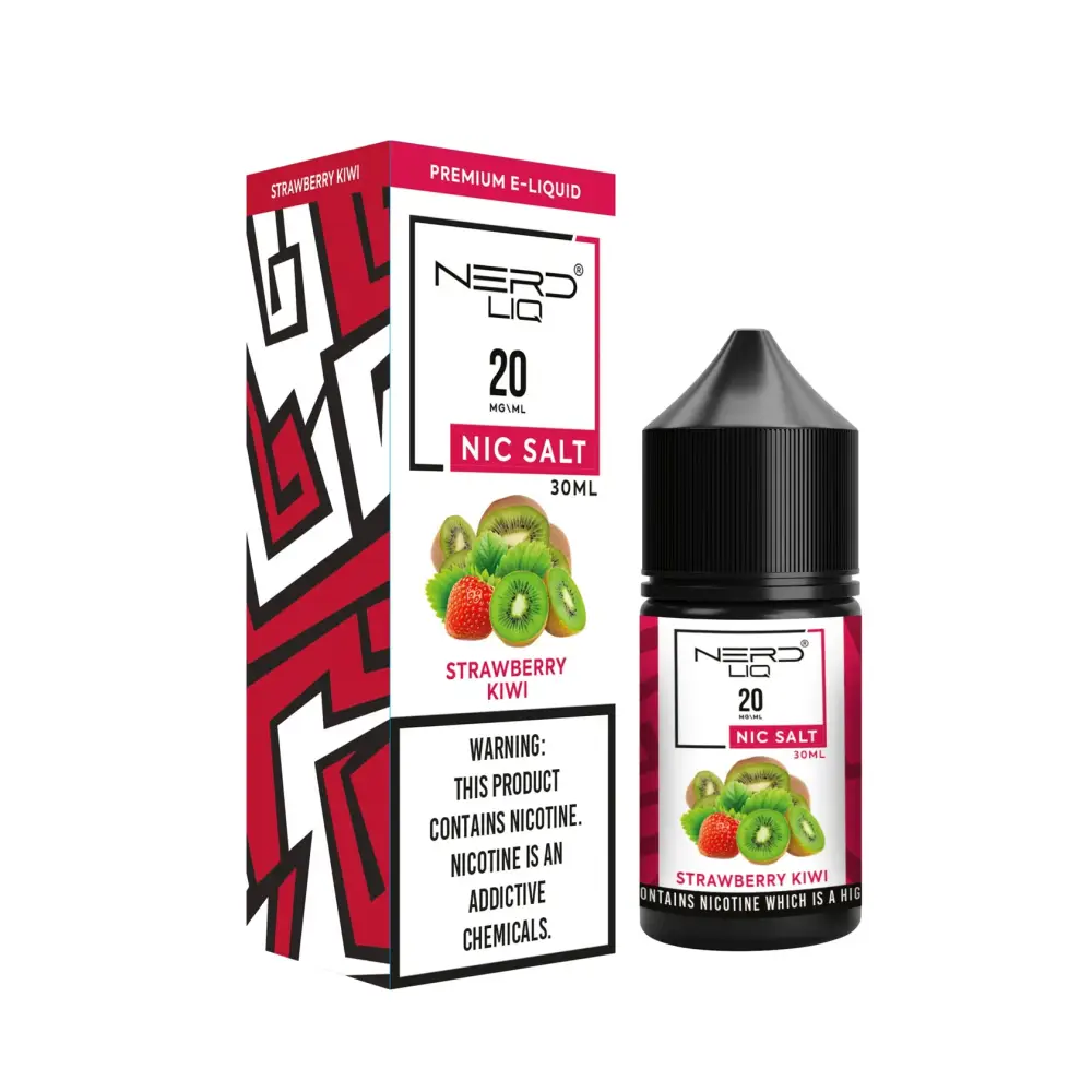 Nerd Liq E-juice 30ml - Strawberry Kiwi - E-liquid - Vapes Uae