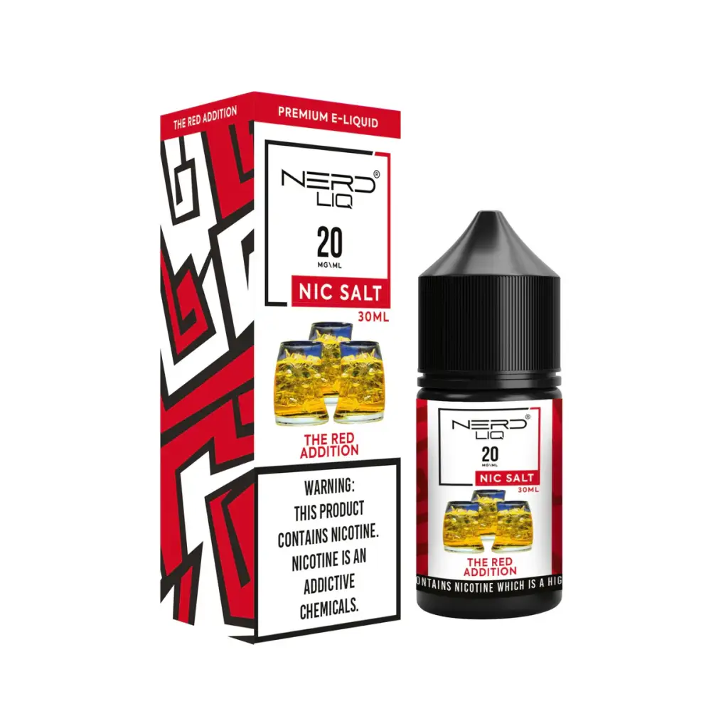 Nerd Liq E-juice 30ml - the Red Addition - E-liquid - Vapes Uae