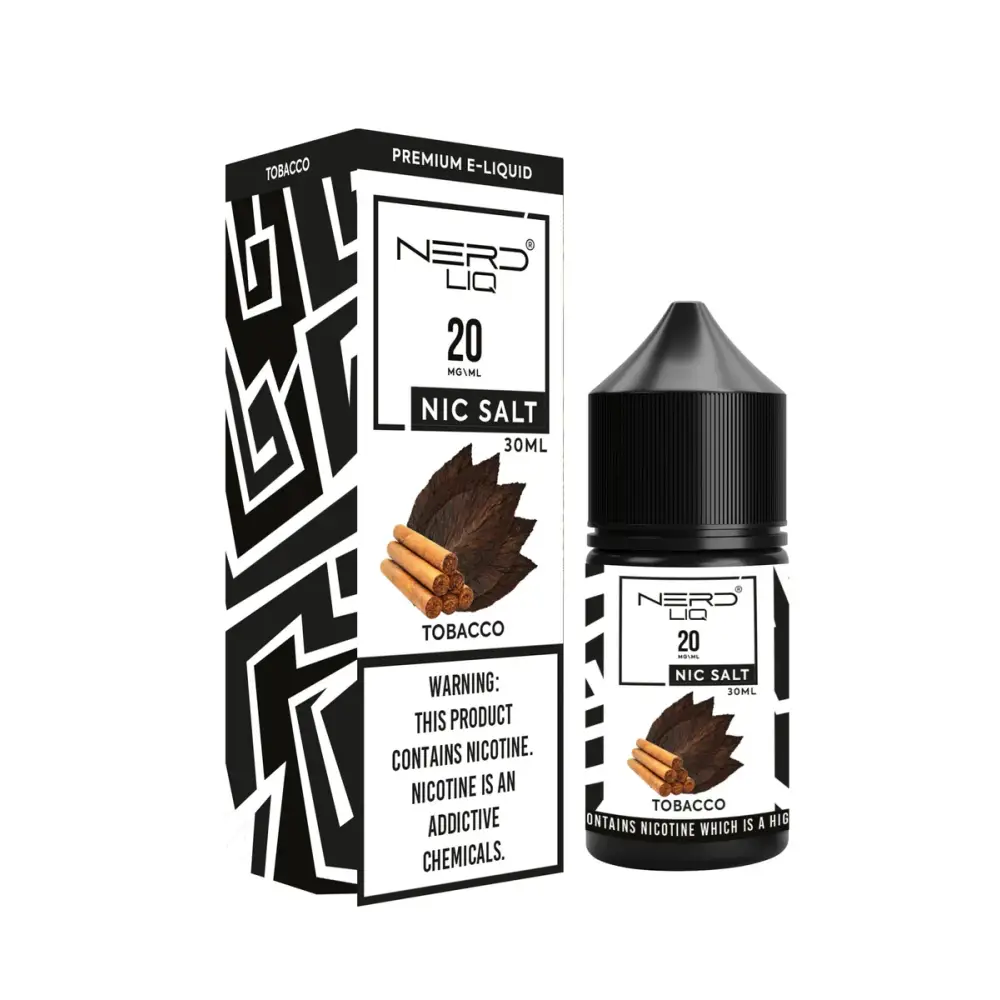 Nerd Liq E-juice 30ml - Tobacco - E-liquid - Vapes Uae