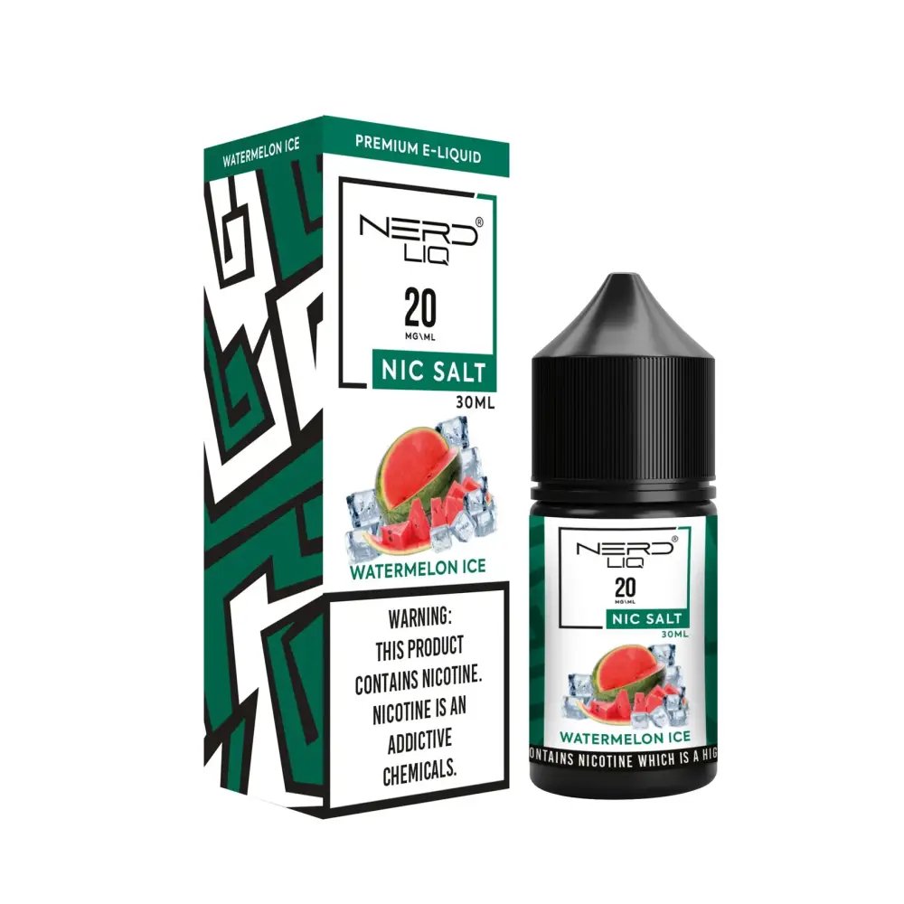 Nerd Liq E-juice 30ml - Watermelon Ice - E-liquid - Vapes Uae