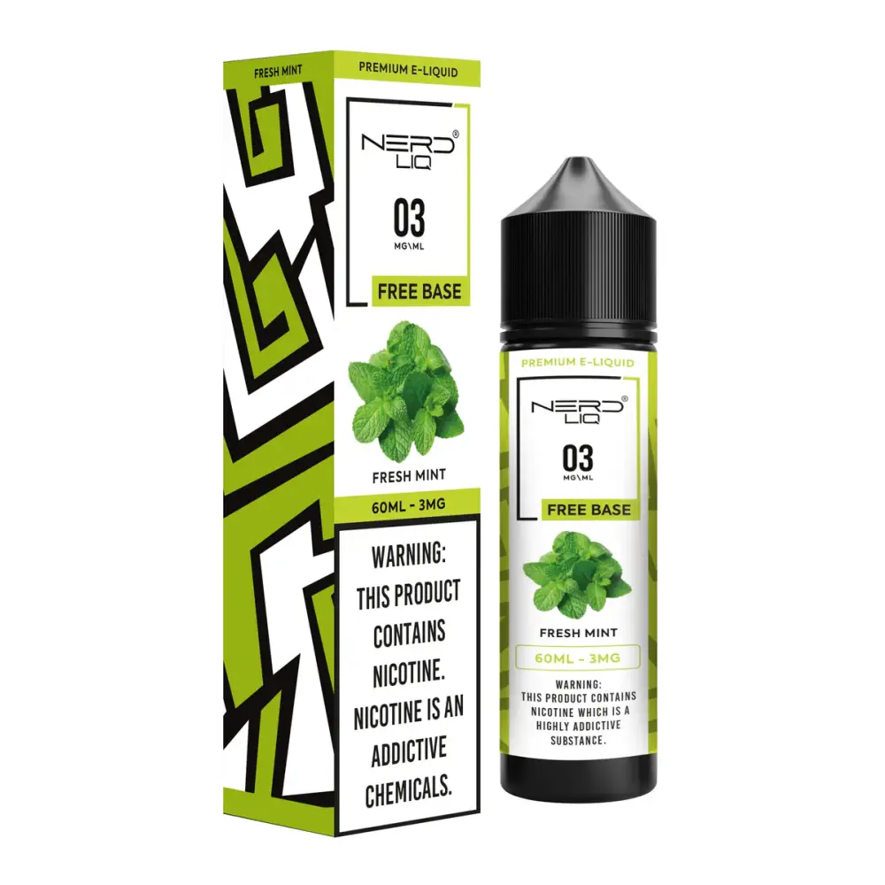 Nerd Liq E-juice 60ml - Fresh Mint - E-liquid - Vapes Uae