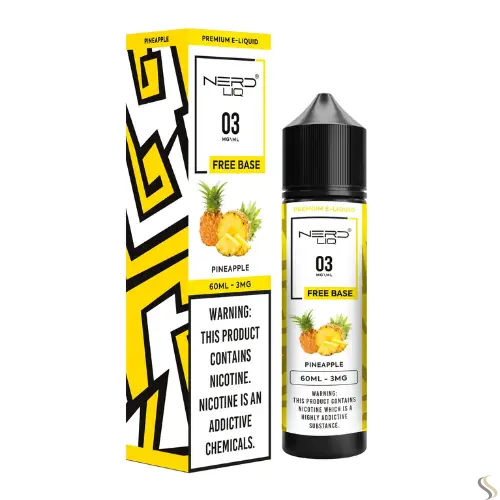 Nerd Liq E-juice 60ml - Pineapple - E-liquid - Vapes Uae