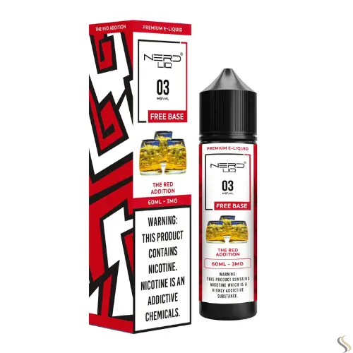 Nerd Liq E-juice 60ml - the Red Addition - E-liquid - Vapes Uae