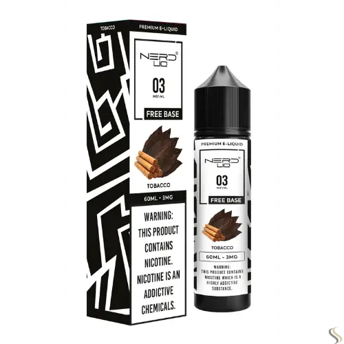 Nerd Liq E-juice 60ml - Tobacco - E-liquid - Vapes Uae