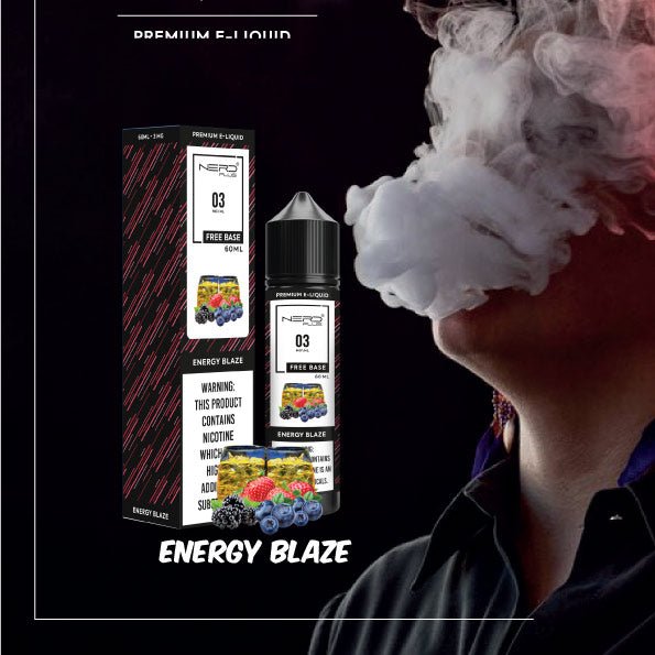 Nerd plus premium e-juice 30ml - energy blaze - e-liquid