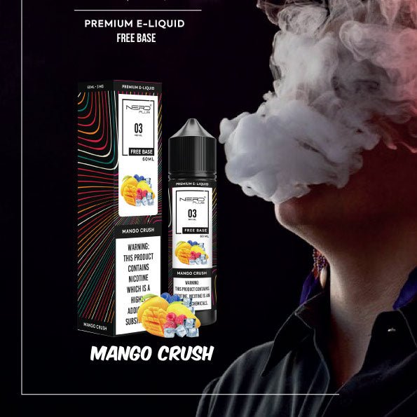 Nerd plus premium e-juice 30ml - mango crush - e-liquid - vapes uae