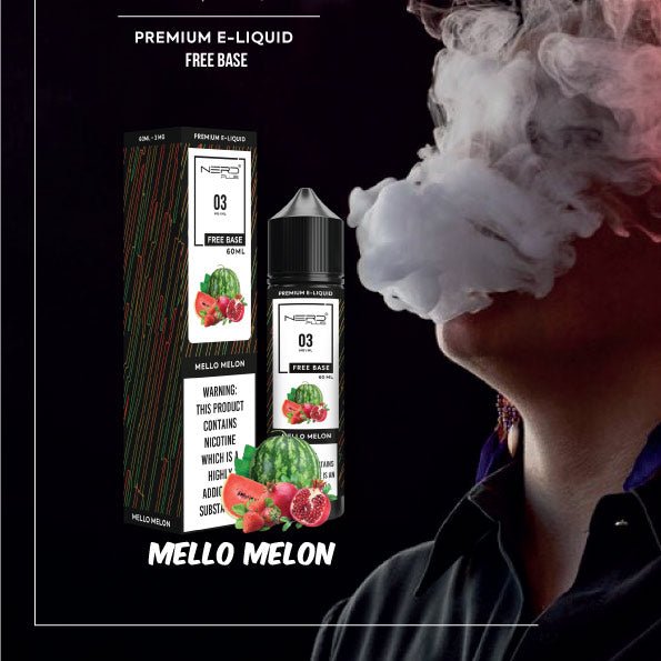 Nerd plus premium e-juice 30ml - mello melon - e-liquid - vapes uae