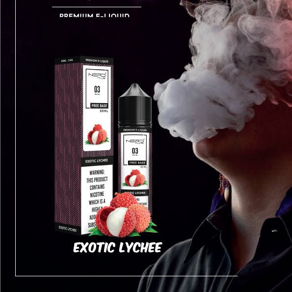 Nerd plus premium e-juice 60ml - exotic lychee - e-liquid