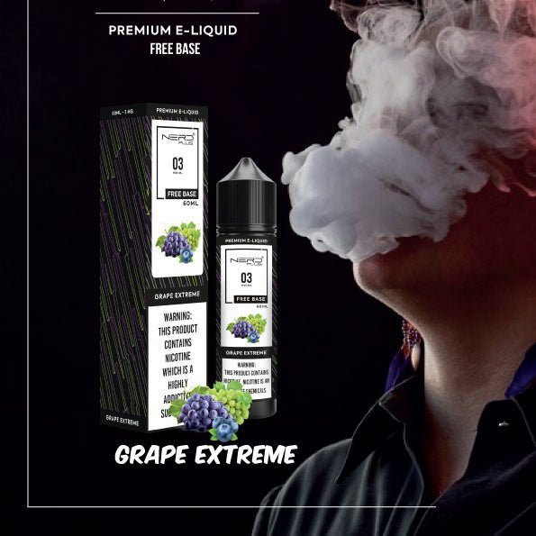 Nerd plus premium e-juice 60ml - grape extreme - e-liquid