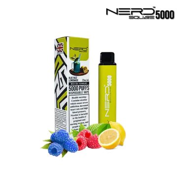 Nerd squar 5000 puffs - blue razz lemonade / 20mg(2% ) - disposable vape