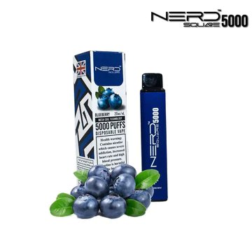 Nerd squar 5000 puffs - blueberry ice / 20mg(2% ) - disposable vape