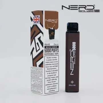 Nerd squar 5000 puffs - cola ice / 20mg(2% ) - disposable vape