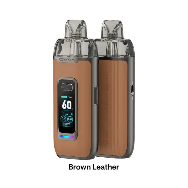 Oxva Vprime Pod System - Brown leather - Vape Device - Vapes Uae