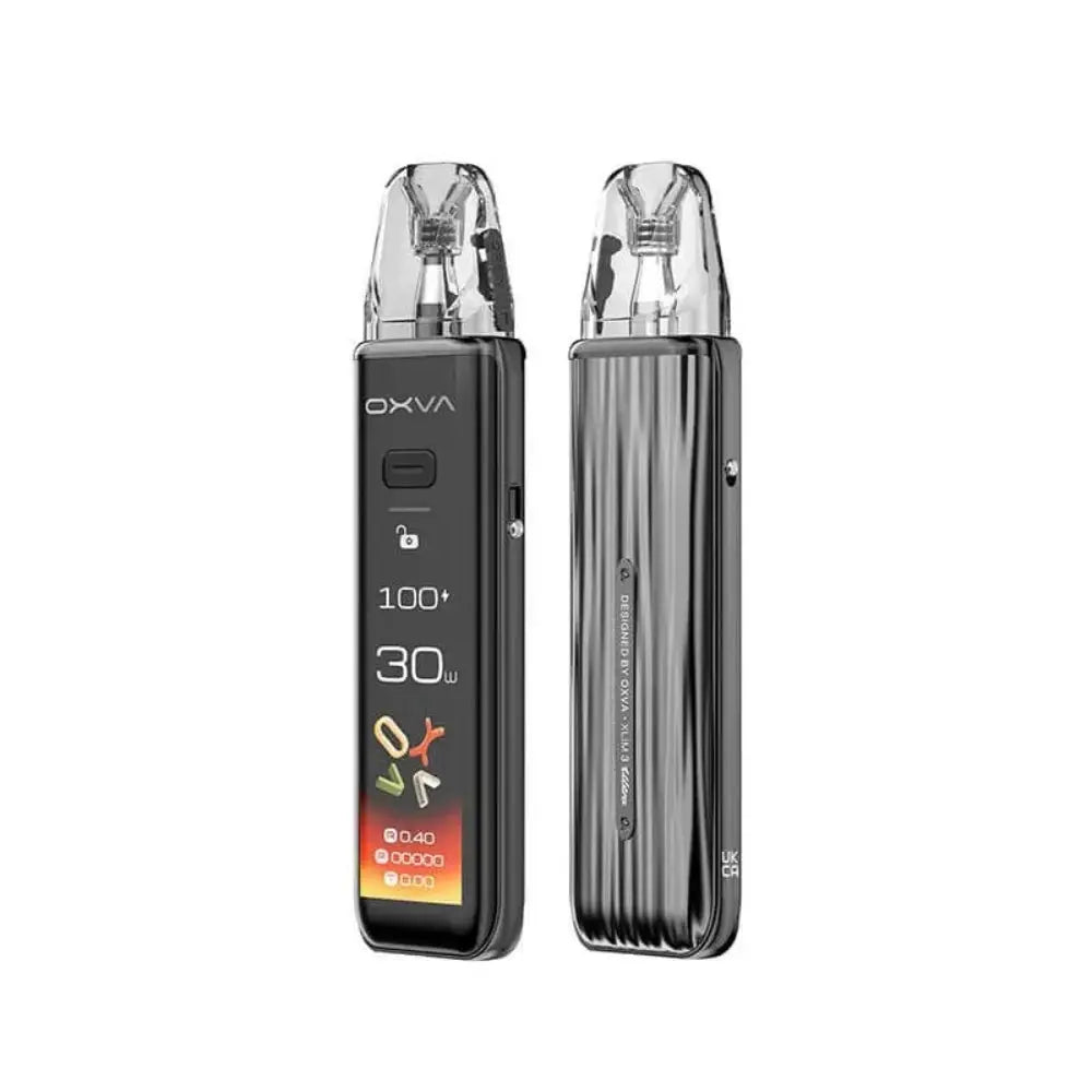Oxva Xlim 3 Ultra Pod System Kit - Metal Grey - Vape Device - Vapes Uae