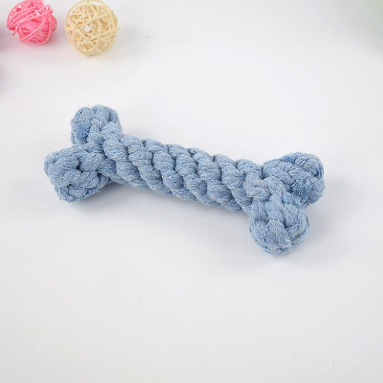 Pet toy - dog bone toy - blue - pet toy dog toy bone