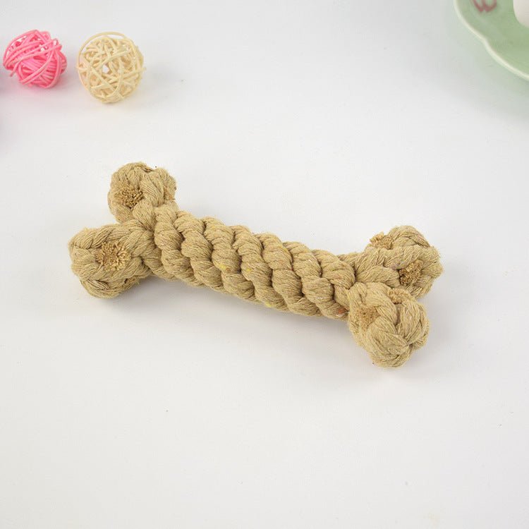 Pet toy - dog bone toy - brown - pet toy dog toy bone