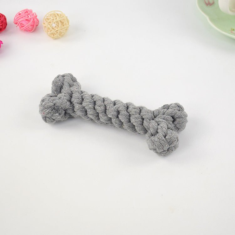 Pet toy - dog bone toy - grey - pet toy dog toy bone