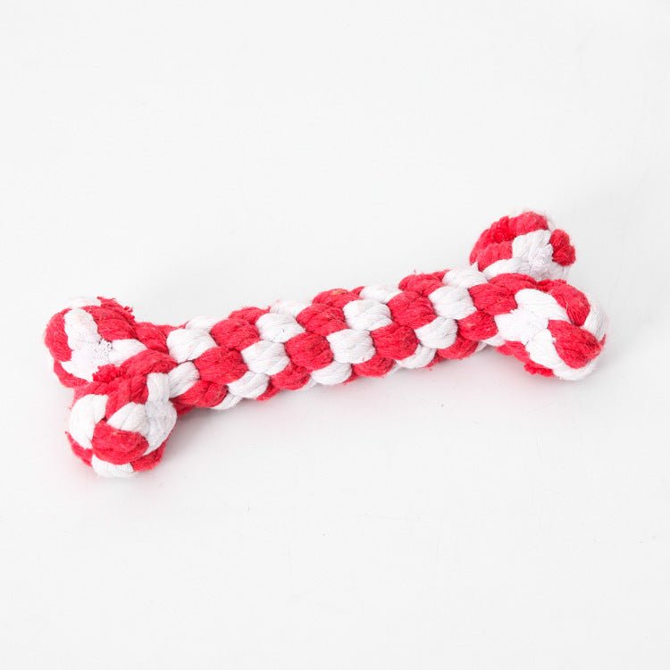 Pet toy - dog bone toy - red - pet toy dog toy bone