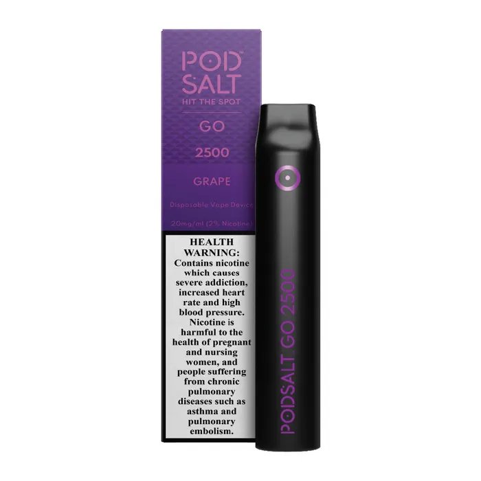 Pod salt go 2500 puffs - disposable vape