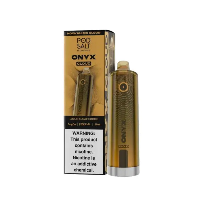 Pod Salt Onyx Cloud 25000 Puffs Disposable Vape - Lemon Sugar Cookie - Disposable Vape - Vapes Uae