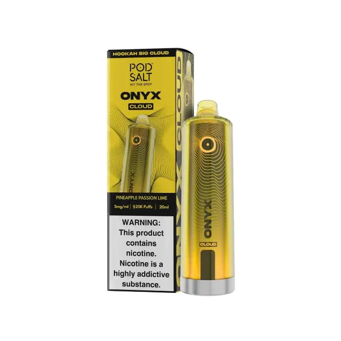 Pod Salt Onyx Cloud 25000 Puffs Disposable Vape - Pineapple Passion Lime - Disposable Vape - Vapes Uae