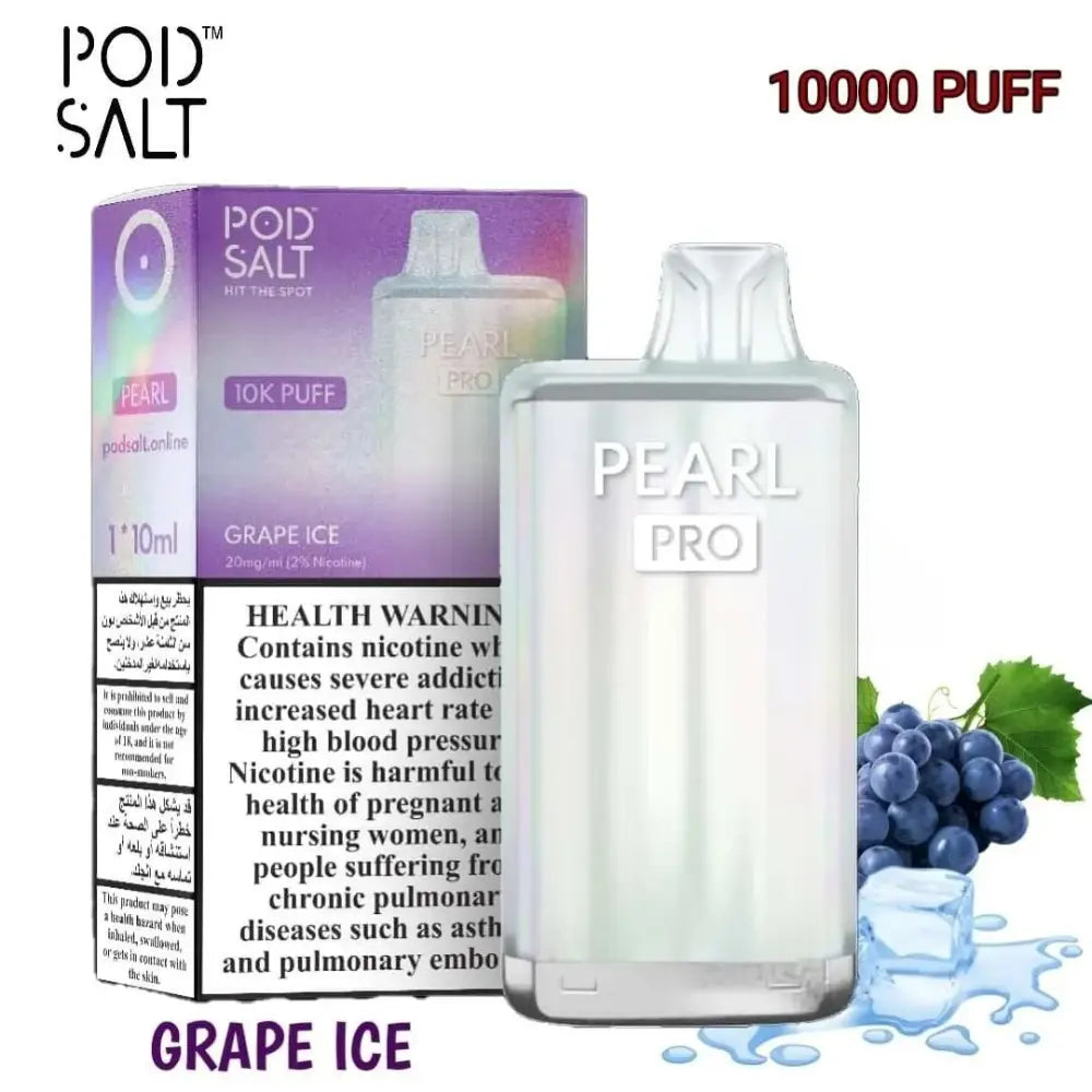 Pod Salt Pearl Pro 10000 Puffs Disposable Vape - Disposable Vape - Vapes Uae