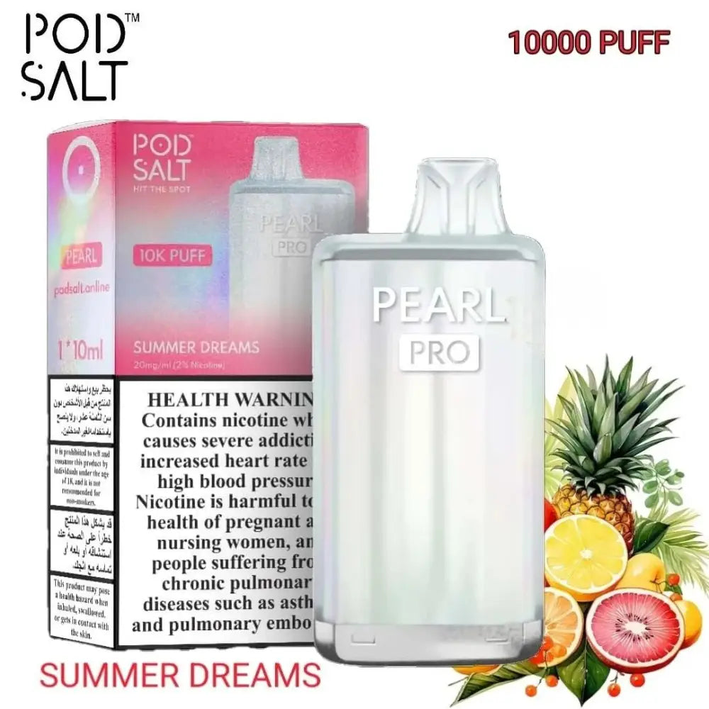 Pod Salt Pearl Pro 10000 Puffs Disposable Vape - Summer Dreams - Disposable Vape - Vapes Uae