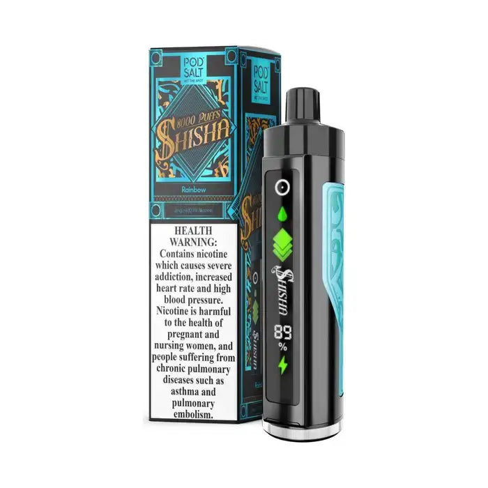 Pod Salt Shisha 15000 Puffs Disposable Vape - Rainbow - Disposable Vape - Vapes Uae