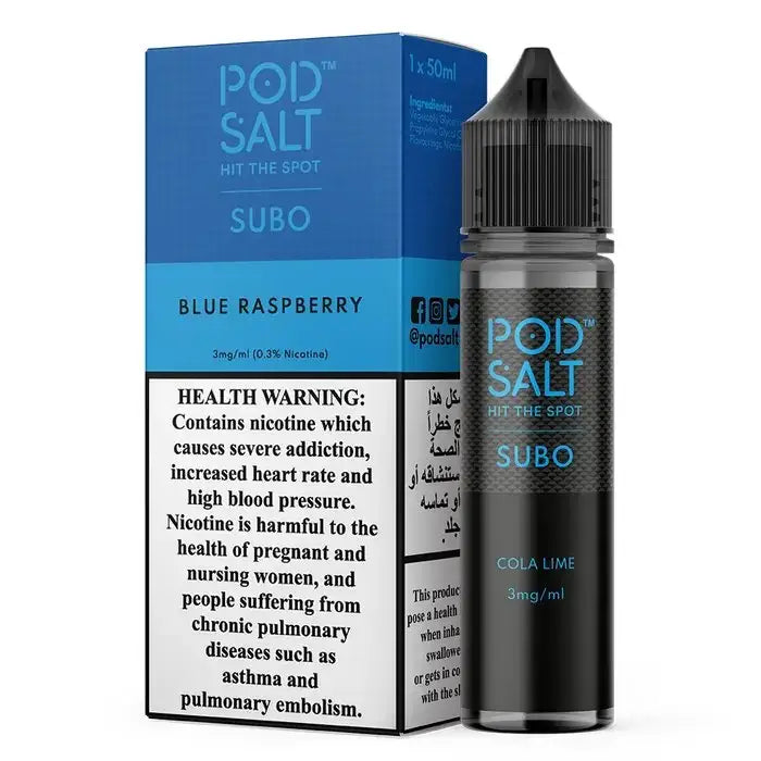 Pod Salt Subo 3mg/ml-50ml - E-liquid - Vapes Uae