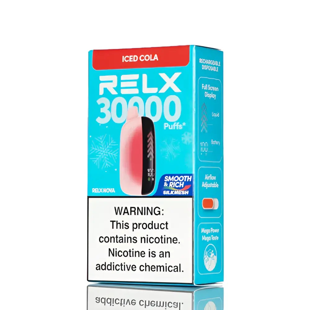 Relx Nova 30000 Puffs Disposable Vape - Cola Ice - Disposable Vape - Vapes Uae